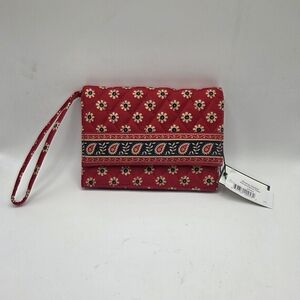 Vera Bradley Americana Red Swing Wallet Wristlet NWT
